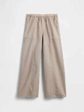Çocuklar İçin Twill Bol Pantolon