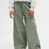 Çocuklar İçin Twill Bol Pantolon