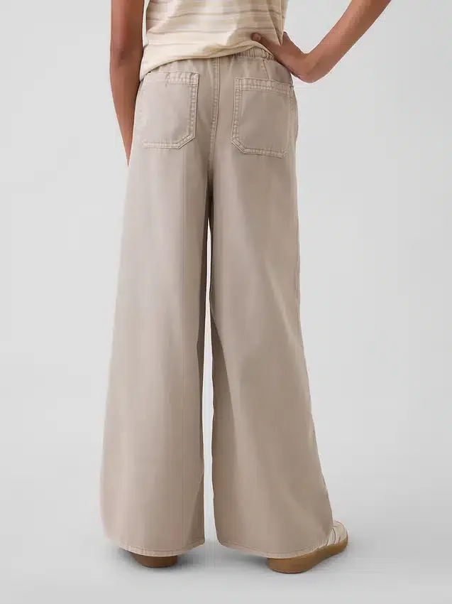 Çocuklar İçin Twill Bol Pantolon