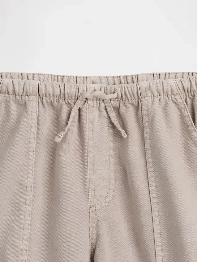 Çocuklar İçin Twill Bol Pantolon