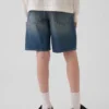 Çocuklar İçin Ultra Yumuşak '90'lar Tarzı Bol Kesim Rahat Denim Şortlar