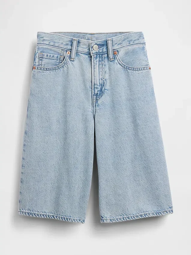 Çocuklar İçin Ultra Yumuşak Denim Bol Şortlar