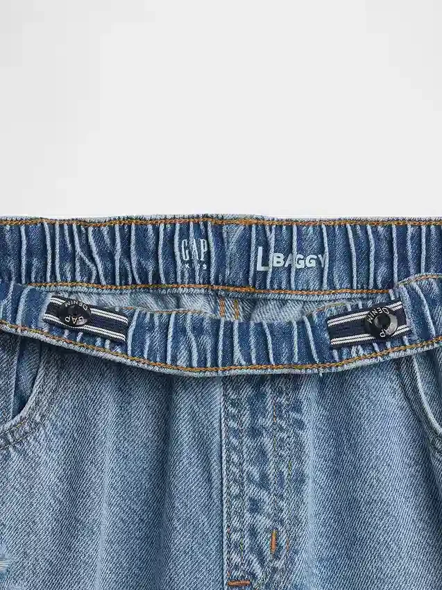 Çocuklar İçin Ultra Yumuşak Düşük Bel Bol Kesim Jean'ler