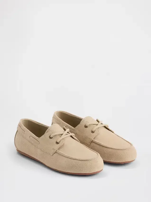 Çocuklar İçin Vegan Süet Loaferlar