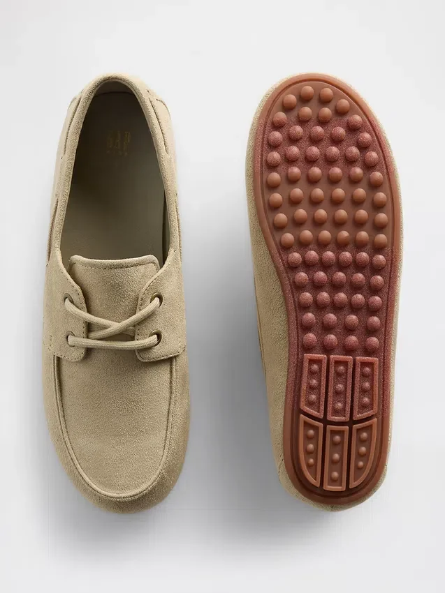 Çocuklar İçin Vegan Süet Loaferlar