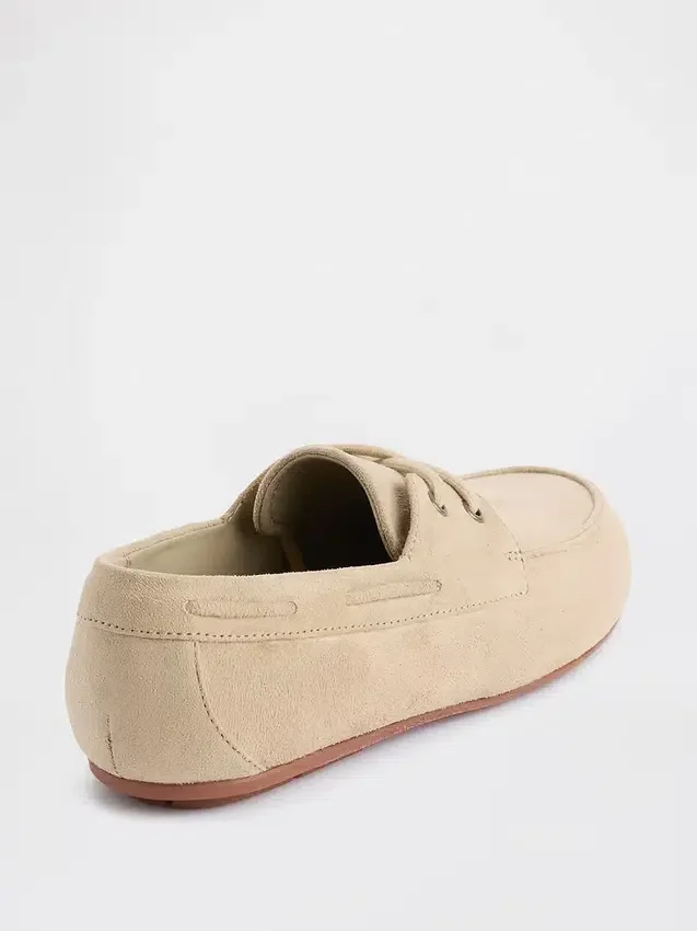 Çocuklar İçin Vegan Süet Loaferlar