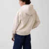 Çocuklar İçin Vintagesoft Bol Kesim Brannan Bear Logolu Kapüşonlu Sweatshirt