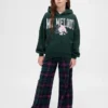 Çocuklar İçin Vintagesoft Oversized Hello Kitty Kapüşonlu Sweatshirt