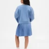 Çocuklar İçin Vintagesoft Pileli Sweatshirt Elbise