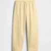 Çocuklar İçin Vintagesoft Rahat Dantel Süslemeli Geniş Paça Jogger Pantolon