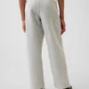 Çocuklar İçin Vintagesoft Rahat Dantel Süslemeli Geniş Paça Jogger Pantolon
