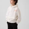 Çocuklar İçin Vintagesoft Rahat Kesim Grafikli Kapüşonlu Sweatshirt