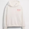 Çocuklar İçin Vintagesoft Rahat Kesim Grafikli Kapüşonlu Sweatshirt