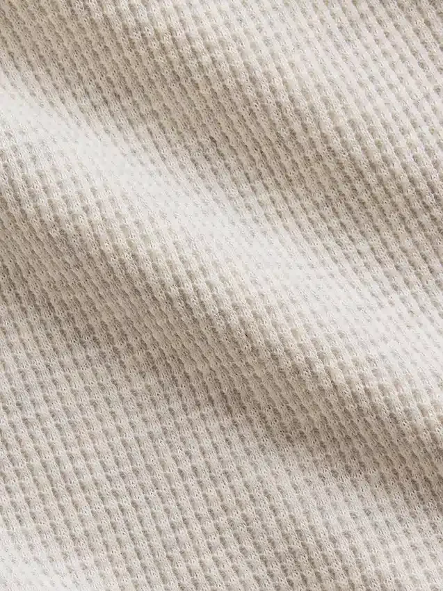 Çocuklar İçin Waffle Dokulu Rahat Geniş Paça Pantolon