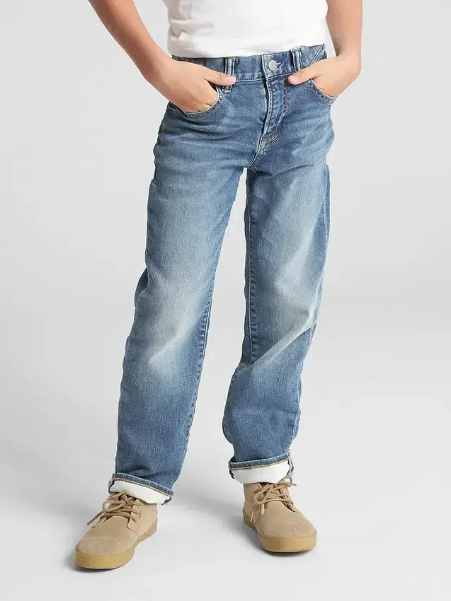 Çocuklar İçin Washwell™ Özellikli Orijinal Kesim Jean'ler