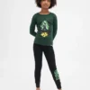 Çocuklar İçin Wicked Organik Fırçalanmış Pamuklu Pijama Takımı