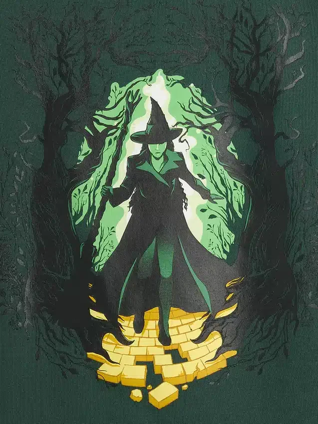 Çocuklar İçin Wicked Organik Fırçalanmış Pamuklu Pijama Takımı