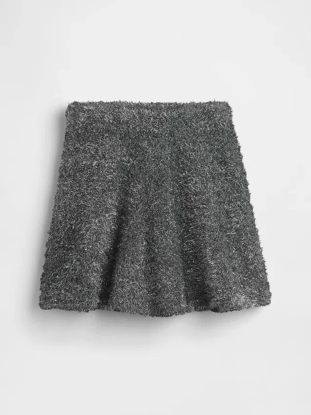 Çocuklar İçin Wicked Tinsel Eyelash Kazak Etek