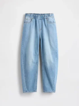 Çocuklar İçin Yüksek Bel Easy Barrel Jean’ler