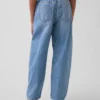 Çocuklar İçin Yüksek Bel Easy Barrel Jean'ler