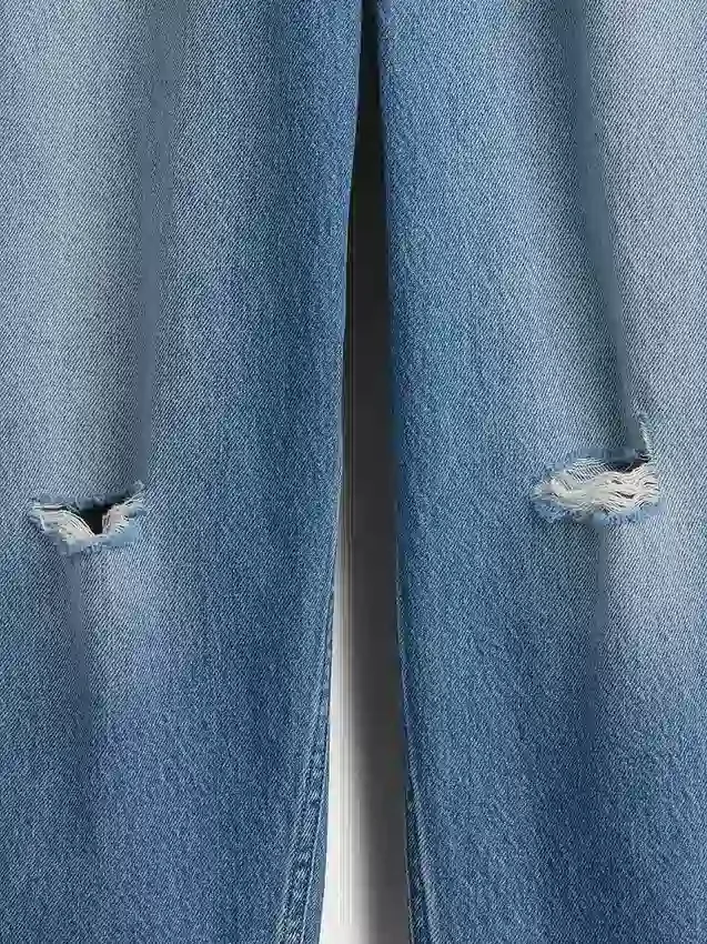 Çocuklar İçin Yüksek Bel Easy Barrel Jean'ler