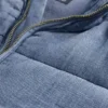 Çocuklar İçin Yumuşak Astarlı Denim Şişme Ceket