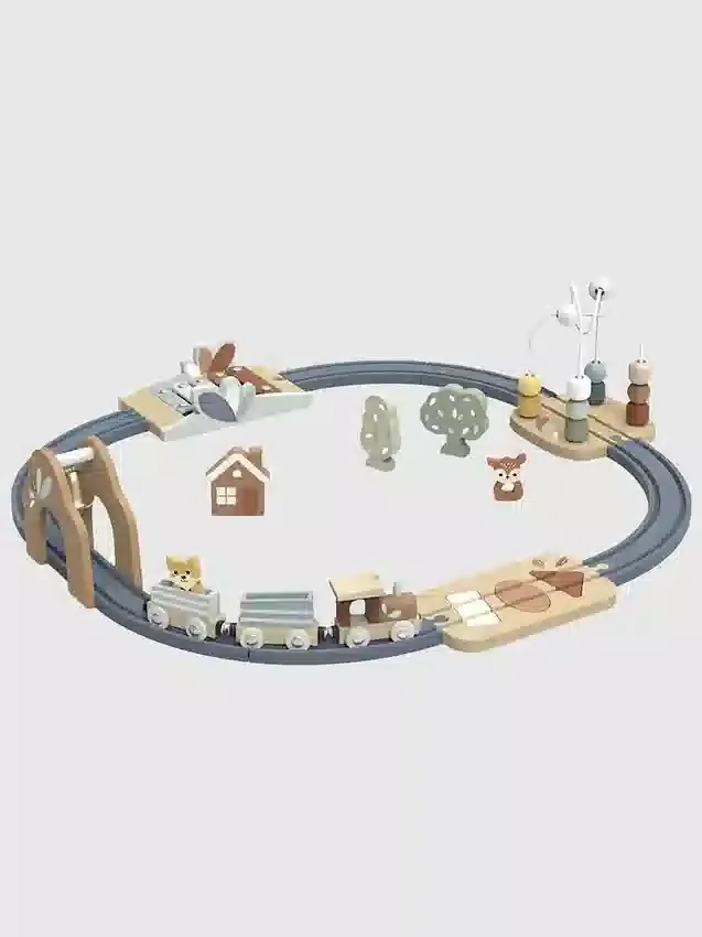 Çok Aktiviteli Demiryolu Seti - Küçük Çocuk Oyuncağı