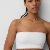 Organik Esnek Pamuk Dantel Süslemeli Bandeau Bralette