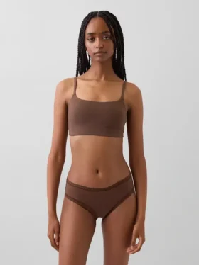 Organik Esnek Pamuklu Bralette