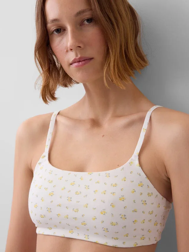 Organik Esnek Pamuklu Bralette