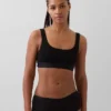 Organik Esnek Pamuklu Gap Logo Bralette