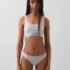 Organik Esnek Pamuklu Gap Logo Bralette