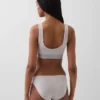 Organik Esnek Pamuklu Gap Logo Bralette
