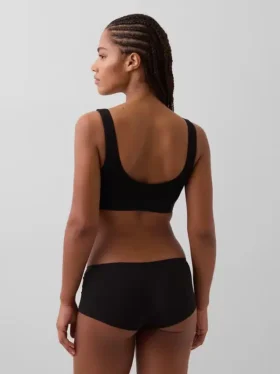 Organik Esnek Pamuklu Gap Logo Bralette
