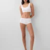 Organik Esnek Pamuklu Gap Logo Bralette
