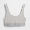 Organik Esnek Pamuklu Gap Logo Bralette