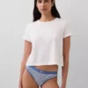 Organik Esnek Pamuklu Logolu Bikini