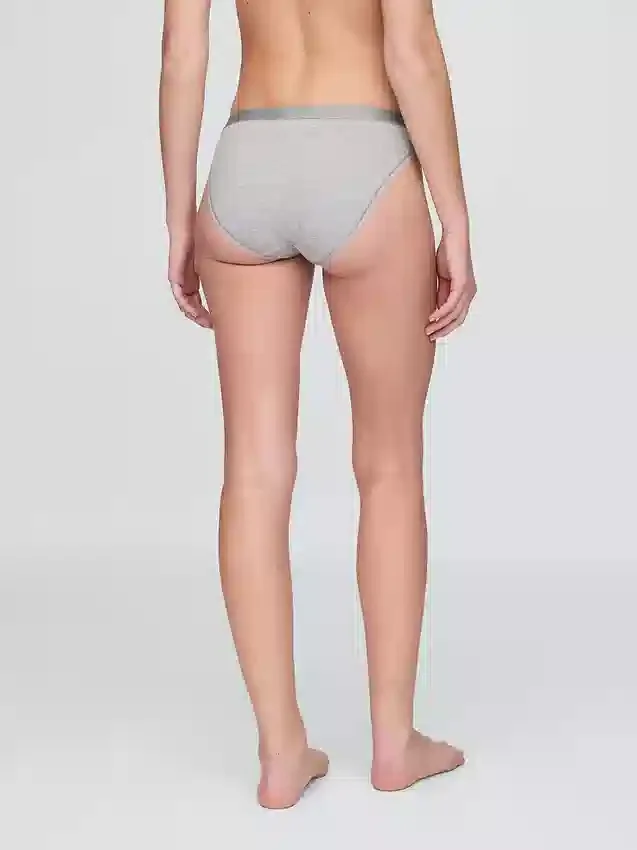 Organik Esnek Pamuklu Logolu Bikini