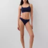Organik Esnek Pamuklu Logolu Bikini