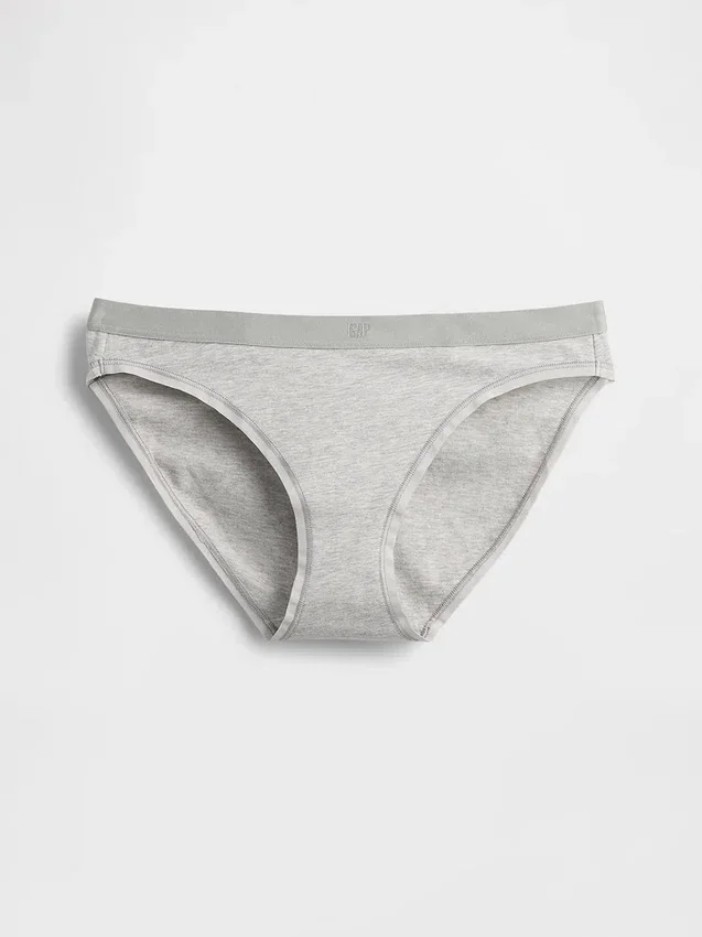 Organik Esnek Pamuklu Logolu Bikini
