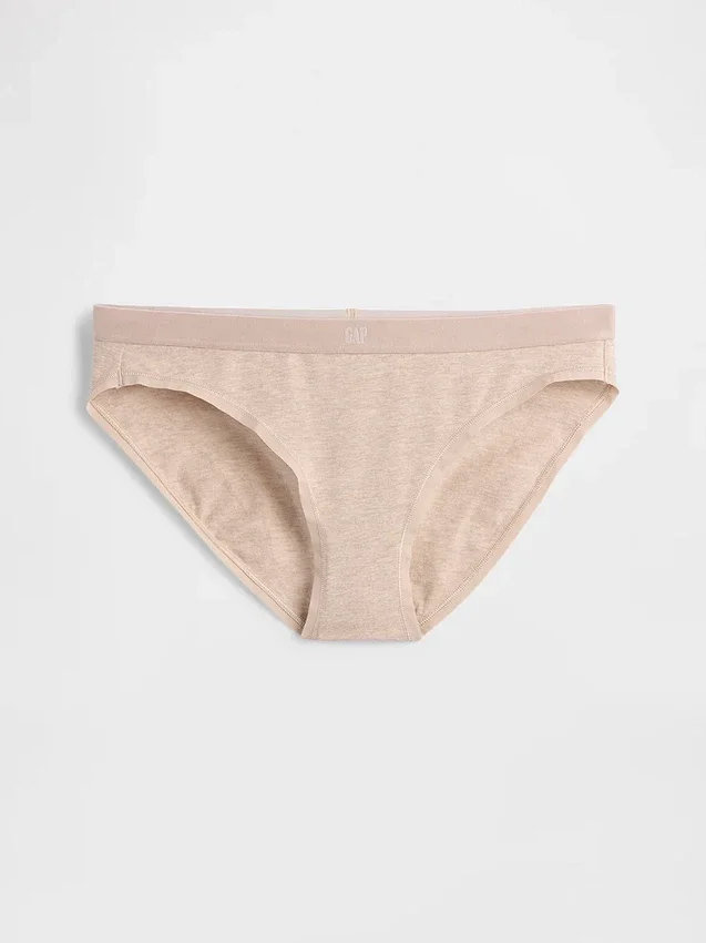 Organik Esnek Pamuklu Logolu Bikini