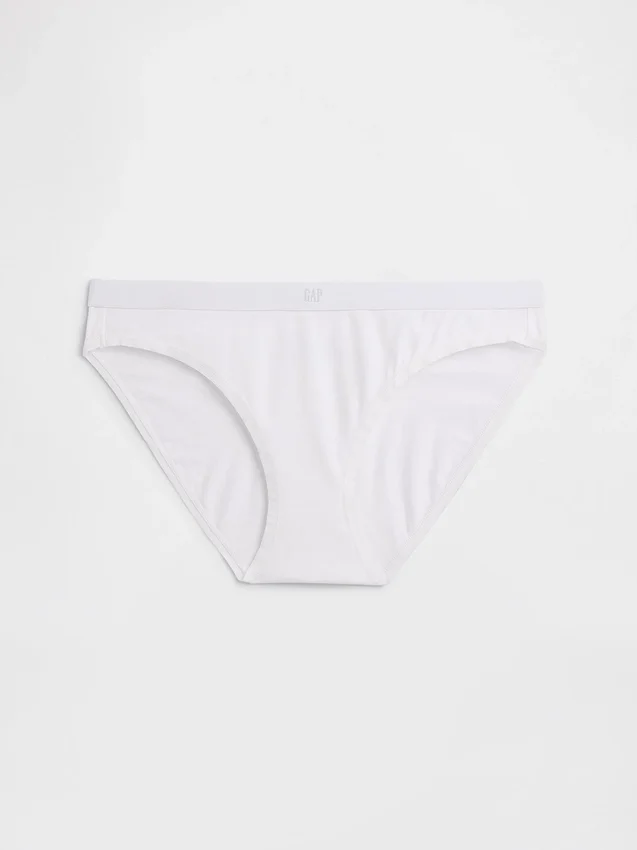 Organik Esnek Pamuklu Logolu Bikini