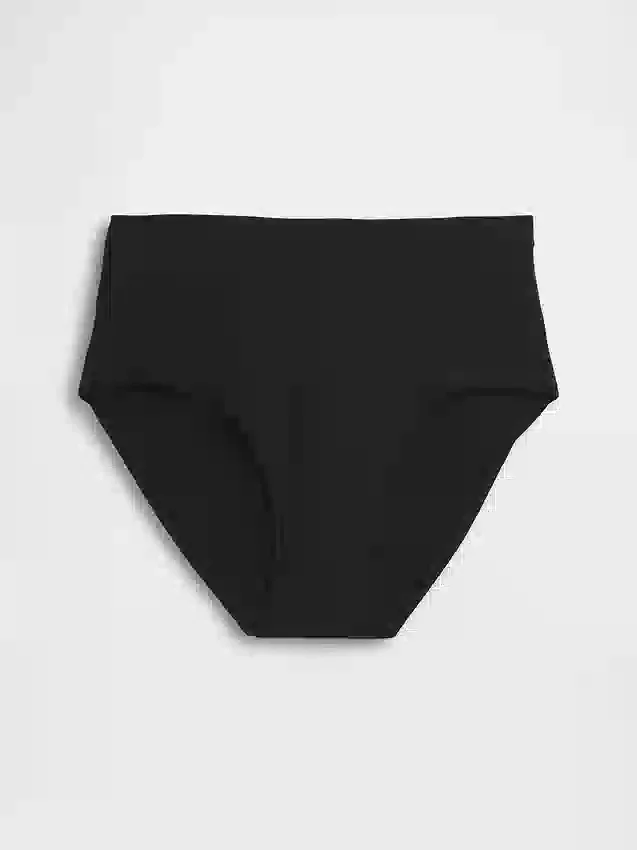 Organik Esnek Pamuklu Yüksek Bel Bikini