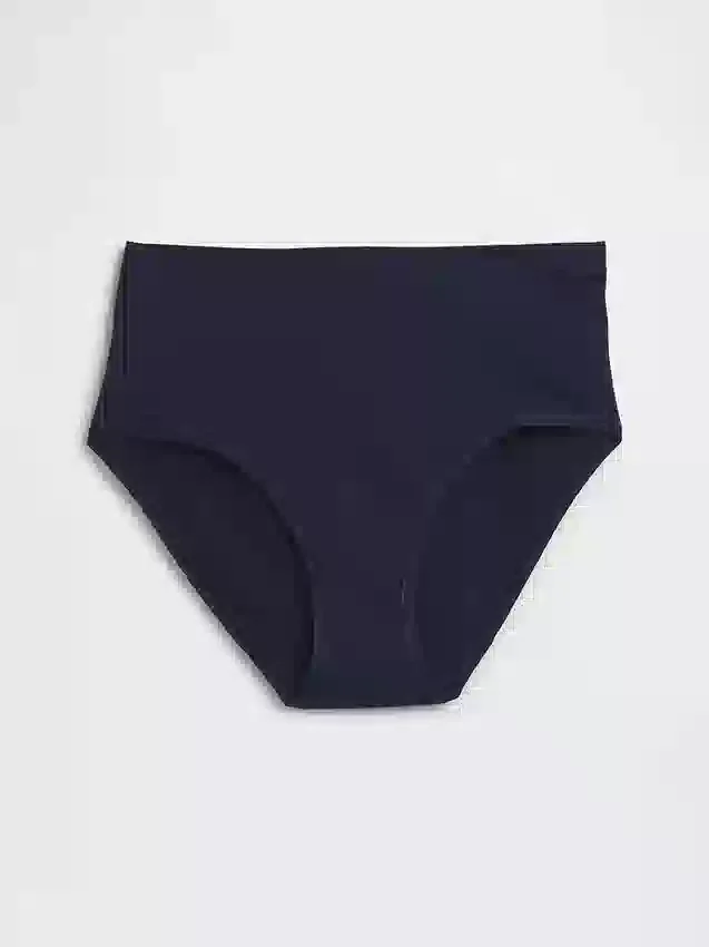 Organik Esnek Pamuklu Yüksek Bel Bikini