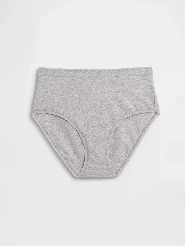 Organik Esnek Pamuklu Yüksek Bel Bikini