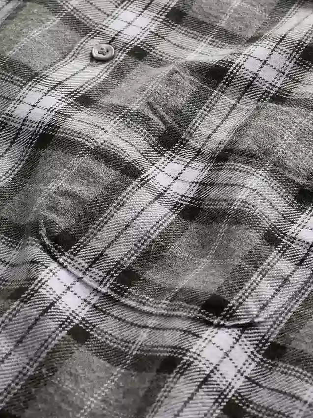 Organik Pamuklu Bol Kesim Flanel Gömlek