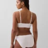 Organik Streç Pamuklu Logolu Bralette