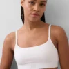 Organik Streç Pamuklu Logolu Bralette
