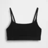 Organik Streç Pamuklu Logolu Bralette
