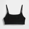 Organik Streç Pamuklu Logolu Bralette